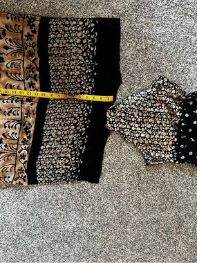 Black and Beige Pattern One-Piece Swimsuit - Women's